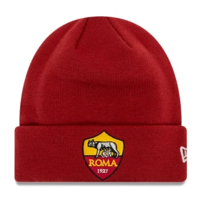 Bild av New Era Football Orange Cuff Beanie AS Roma Core Copper @ Hatstore