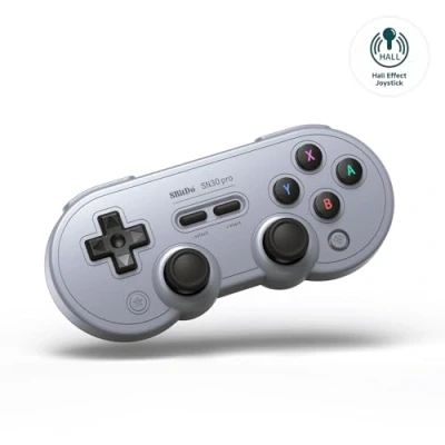 Bild av 8BitDo SN30 Pro Bluetooth Controller, Hall Effect Joystick Update, Compatible with Switch, PC, macOS, Android, Steam Deck &amp; Raspberry Pi (G Classic)