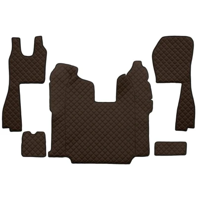 Bild av F CORE FL10 BROWN Ensemble de tapis sol Similicuir avant 5 marron