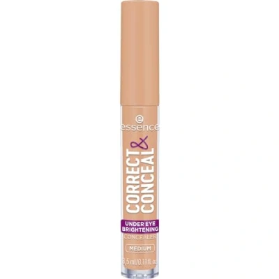 Bild av Essence Cosmetics Correct &amp; Conceal Under Eye Brightening Concealer, Lystergivande, Färgkorrigerande, Naturlig, 3.5 ml
