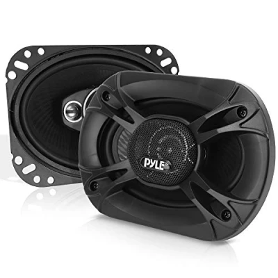 Bild av Pyle 3 Weg Universele Autostereo Luidsprekers 400 W 15,24 x 20,32 cm Triaxial Professional Audio Autoluidsprekers OEM Sadel Vervangingsonderdelen (Paar)
