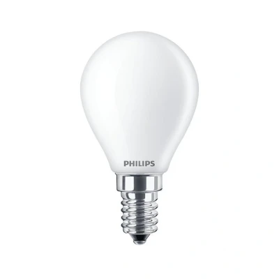 Bild av Philips Classic: LED ljuskälla, 40W, E14, P45, Klart glas, 2700 kelvin, dimbar i färgtemperatur, CRI 90