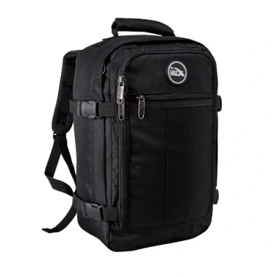 Bild av Cabin Max Metz reseryggsäck, 40x20x25 cm, handbagage för Ryanair 40 x 20 25 perfekt som en väska alla äventyr. (rPET återvunnen polyester), Rpet svart