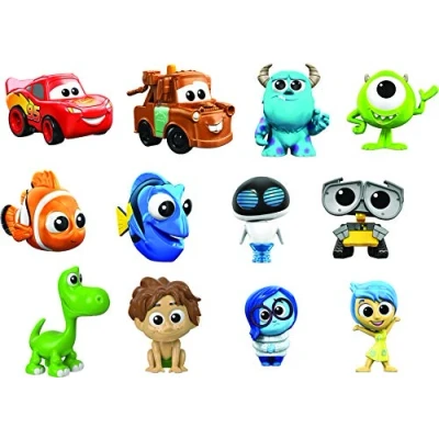 Bild av Mattel Disney Pixar GMC43 minifigurer (1 styck), slumpmässigt urval, samlarfigurer, leksaker från 3 år, flerfärgad
