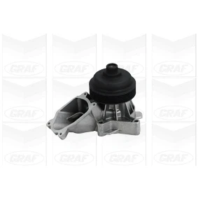 Bild av GRAF PA1053 Pompe à eau avec joint d&#039;étanchéite mécanique Fonte 95 pour système dentrainement courroie trapézoïdale nervures BMW: 3 Berline