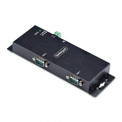 Bild av StarTech.com 2P Serial to Ethernet Adapter IP LAN RS232 DB9 Converter device server TAA Compliant
