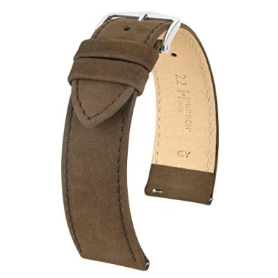 Bild av HIRSCH unisex klockarmband nubuckläder modell Osiris 20 mm, Rem