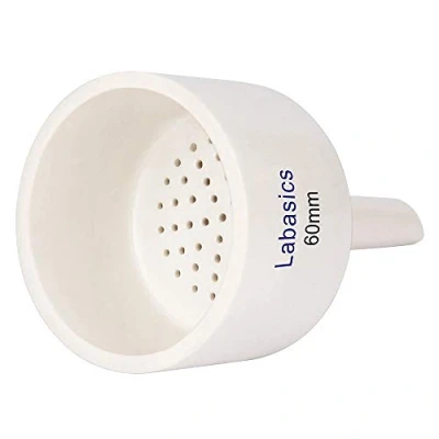 Bild av Labasics porslin boktratt 60 mm, filtertratt OD 6 cm ID 5,5 för laboratorievit