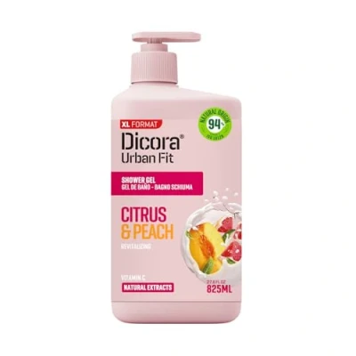 Bild av DICORA UF NOURISHING SHOWER VIT C CITRUS &amp; PEACH gel 825 ml