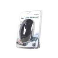 Bild av Gembird Silent wireless optical Mouse USB C receivcer Optic 4 knappar Svart