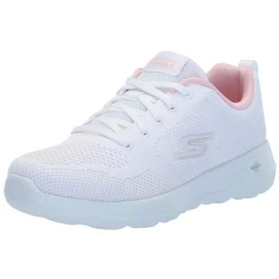 Bild av Skechers Dam Go Walk Joy Violet sneakers, Vit rosa, 37 EU