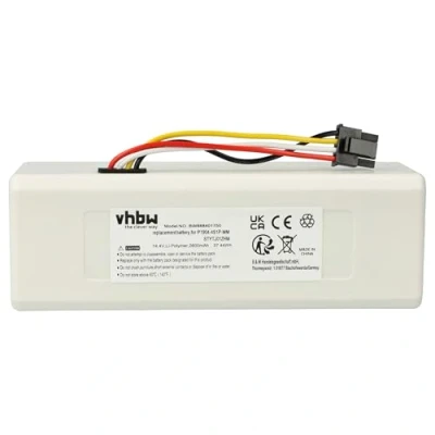 Bild av vhbw batteri kompatibel med Xiaomi Mi Robot Vacuum Mop, SKV4093GL, STYTJ01ZHM, XM2000021 hemrenare hemrobot (2600 mAh, 14,4 V, Li Ion)