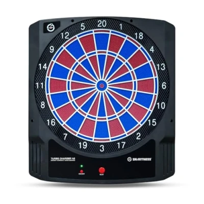 Bild av Carromco Dartboard Turbo Charger Elektronisk darttavla inklusive appfunktion för smartphones eller surfplattor dartmaskin med 16 spel 1 8 spelare, 6 dart och 20 reservtips