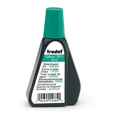 Bild av Trodat 7011 GREEN, Bläckpatron, Grön, Trodat, Svart, 44 mm, 22 mm
