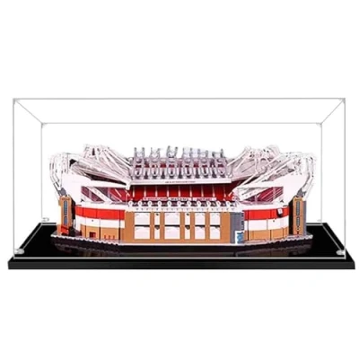 Bild av Fodral i akryl för Lego 10272 Old Trafford Manchester United, dammsäkert skydd displaylåda kompatibel med (ingår INTE Model) (3 mm)