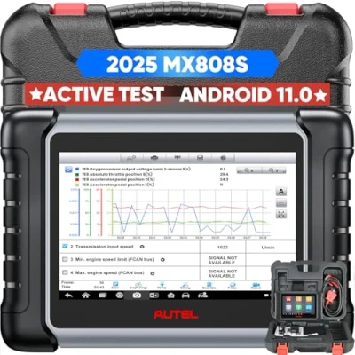 Bild av Autel MaxiCheck MX808S, 2024 NY Version av MaxiCOM MK808S/ MK808, Fungerar som MK900, Full Bidirectional MK900BT MK808BT PRO MK808K BT, 3K+ Active Test, 28+ Service, OE All System, OS 11
