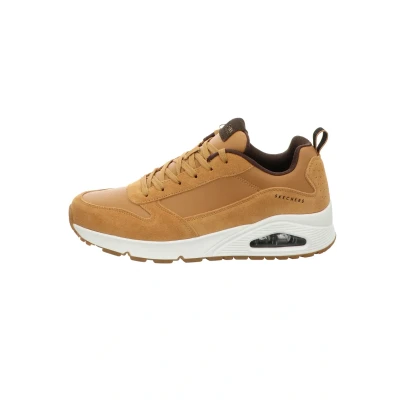 Bild av Skechers Uno Inside Matters träningsskor för män, Whisky läder Pu trim, 42 EU