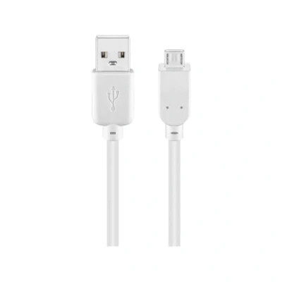 Bild av Goobay 96194 USB 2.0 Hi Speed kabel, 3 m vit