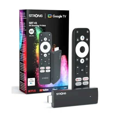 Bild av STRONG SRT41 TV Stick 4K UHD HDMI Google Play Store Netflix Prime Video Disney+ YouTube Chromecast
