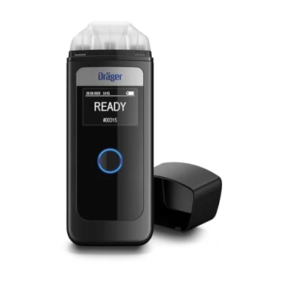 Bild av Dräger Alcotest 4000 Alkoholtester black 0.00 up to 5.00 Alarm, incl. Display