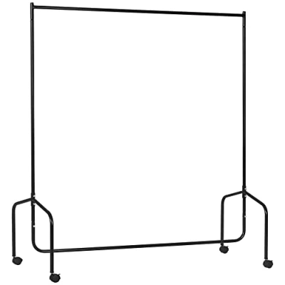 Bild av HOMCOM klädställ klädvagn tvättställ rullgarderob garderob (150 x 60 150 cm)