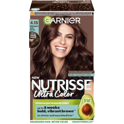 Bild av Garnier, Hårfärg, Nutrisse Ultra Color, nyans: Askbrun, 1 st