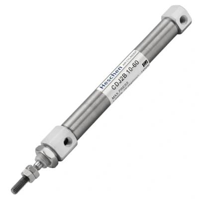 Bild av Heschen pneumatisk smal luftcylinder CDJ2B 10 60 M5 port mm hål slag