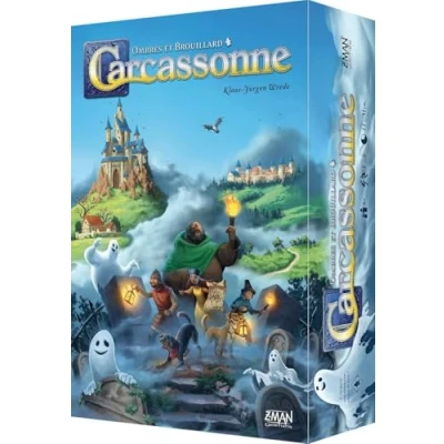 Bild av Asmodee Hans im Glück Carcassonne: skuggor och dimma Brädspel Kakelspel Från 8 år 1 till 5 spelare 35 min, (HIGCARFC01FR)