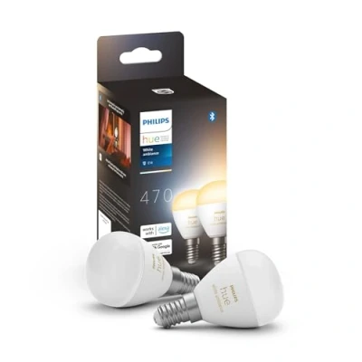 Bild av Philips Hue White Ambiance E14 5,1W, 2 pack