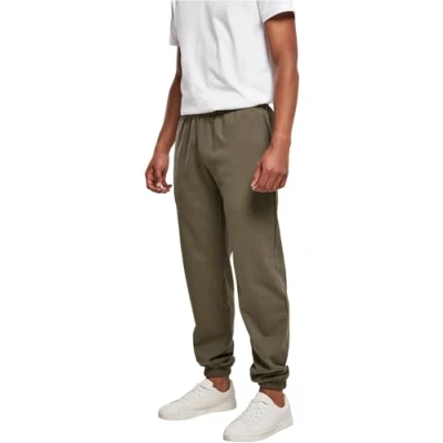 Bild av Build Your Brand herr joggingbyxor, basic sweatpants, sportbyxor för män finns i många färger, storlekar XS 7XL, OLIV, XXL
