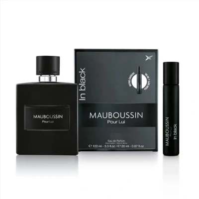 Bild av Mauboussin Resebox för honom i svart: Eau de Parfum 100 ml &amp; Travel Spray 20