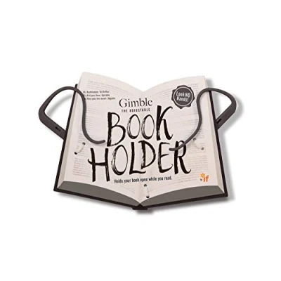 Bild av Charcoal Gimble Traveler hands free reading tool.
