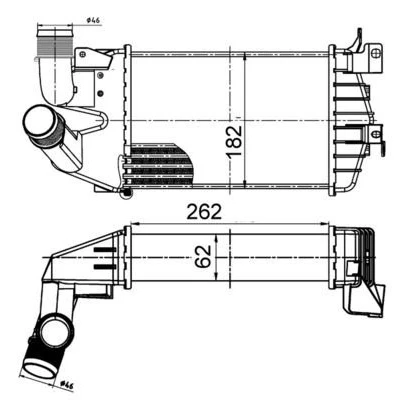 Bild av Laddluftkylare Mahle CI510000S