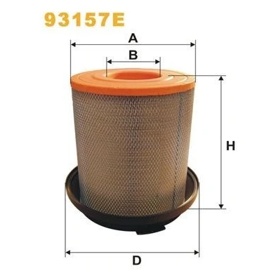 Bild av WIX FILTERS 93157E Filtre à air 351 282 Cartouche filtrante MERCEDES BENZ: ATEGO 2,