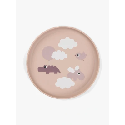 Bild av Done By Deer Foodie Tallrik Happy Clouds, Rosa