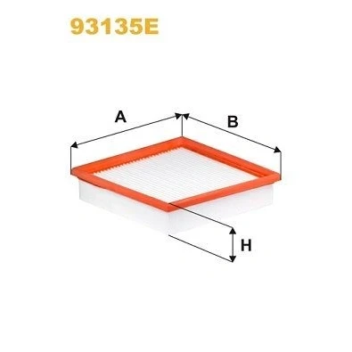 Bild av WIX FILTERS 93135E Filtre d&#039;habitacle à particules 210 47 VOLVO: FM 9, FH 16 II, 12