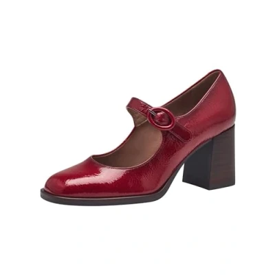 Bild av Tamaris Pumps, Storlek: 38, Red patent Konstmaterial