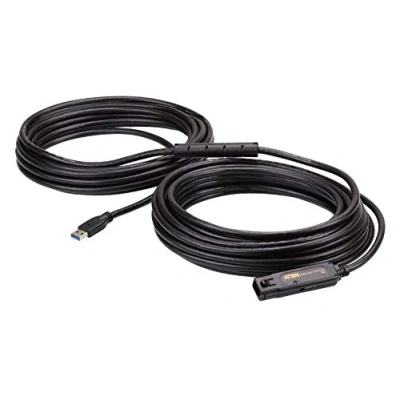 Bild av Ultratunn USB3.2 Gen1 förlängningskabel 15 m UE3315A Daisy kedjerbar, multiplattformsstöd Windows och Mac, ytterligare strömadapter ingår, Storbritannien