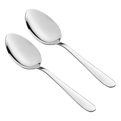 Bild av Tala Set med 2 serveringsskedar av högkvalitativt rostfritt stål spegelpolerad finish, diskmaskinssäker