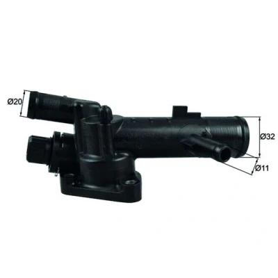 Bild av MAHLE ORIGINAL TI 215 83 Thermostat d&#039;eau avec joint d&#039;étanchéite RENAULT: CLIO 2, 3, Kangoo I Express, DACIA: Duster SUV, Sandero