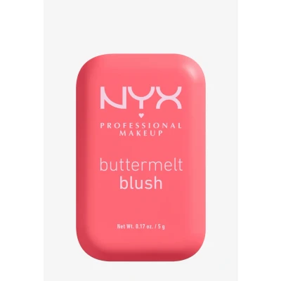 Bild av NYX Professional Makeup Buttermelt Blush, krämig konsistens med sheasmör, mandelsmör &amp; mangosmör, lätt att blanda för en fräsch look, färg: Feeling Butta