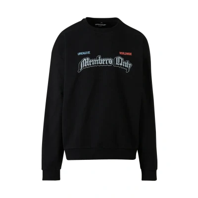 Bild av Upscale by Mister Tee ONLY Members Crewneck Sweatshirt, Storlek: Large, Black