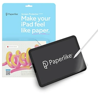 Bild av Paperlike 2.1 (2 delar) för iPad Mini 8,3&quot; (2021/24) Transparent skärmskydd anteckningar och ritningar som på papper
