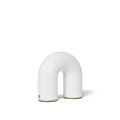 Bild av Ferm Living Vuelta Portable Lamp Bärbar lampa White B16.5 x H15.5 D6.5 cm