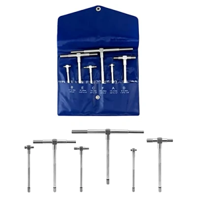 Bild av QWORK® Teleskopmätare 8150 mm mätklocka med justerbar innerdiameter, 6 st/set