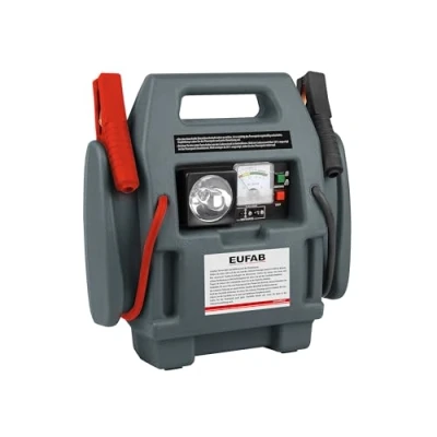 Bild av EUFAB 16643 Powerpack, starthjälp, med kompressor, 7 Ah grå vattenfordon