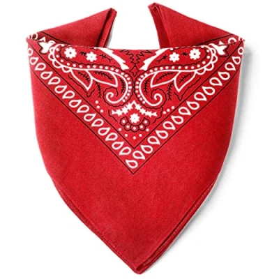 Bild av ... Karl Loven bandana, överlägsen tjocklek Hållbar bomull 20 exklusiva färger Paisleymönster, one size