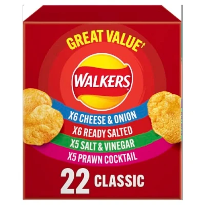 Bild av Walkers Klassisk variation multipack crisp box 22 x 25 g