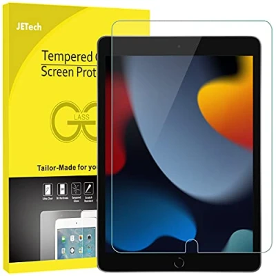 Bild av JETech Skärmskydd för iPad 9/8/7 (10,2 Tum, 2021/2020/2019 Modell, 9:e/8:e/7:e Generationen), Härdat Glas Film, HD Klar, 1 Pack