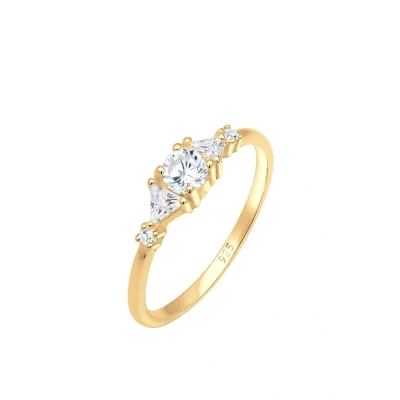 Bild av Elli Basic Glamorous Ringar goldcoloured, Storlek: 54, Gold coloured